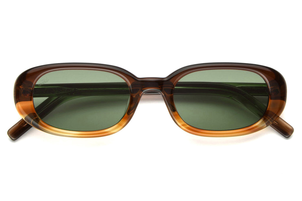 AKILA® Eyewear - Blossom Sunglasses Havana w/ Green Lenses