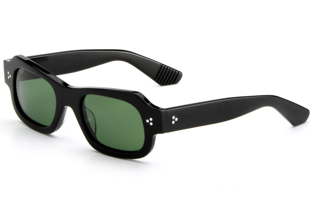 AKILA® Eyewear - Noslos x Call Me 917 Sunglasses Black w/ Green Lenses