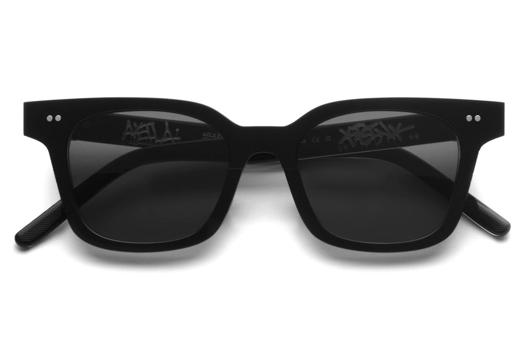 AKILA® Eyewear - Hi-Fi x Krink Sunglasses Black w/ Black Lenses