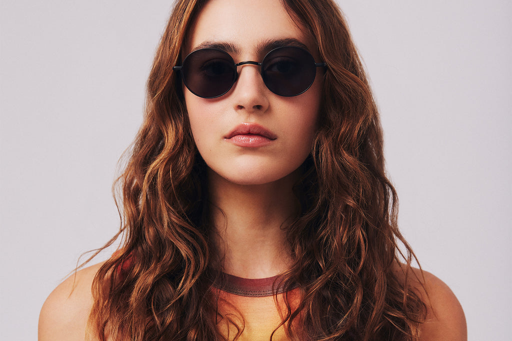 AKILA® Eyewear - Akila for the Beatles (A Side) Sunglasses Black w/ Black Lenses