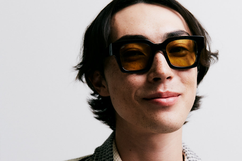 AKILA® Eyewear - Aura Sunglasses Black Havana w/ Yellow Lenses