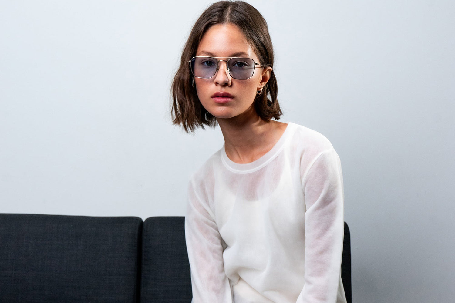 小物 AKILA MATTE SILVER TITANIUM AKILA® Eyewear - Titan Sunglasses | Specs Collective