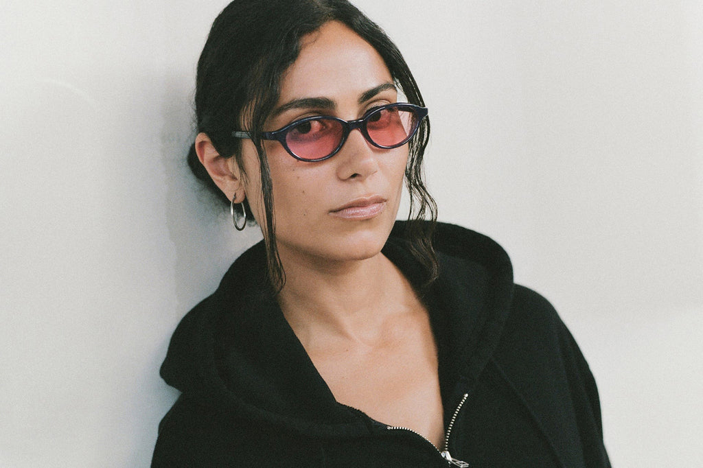 AKILA® Eyewear - Alien Sunglasses Violet w/ Pink Lenses