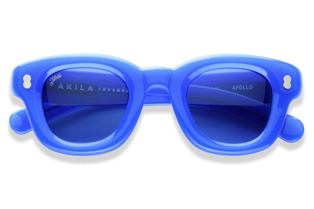 AKILA® Eyewear - Apollo_Inflated Sunglasses Blue w/ Blue Lenses