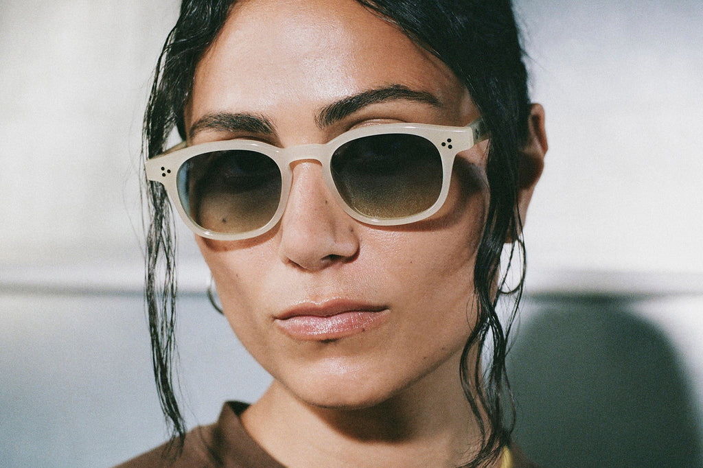 AKILA® Eyewear - Atria Sunglasses Yellow w/ Blue Gradient Lenses