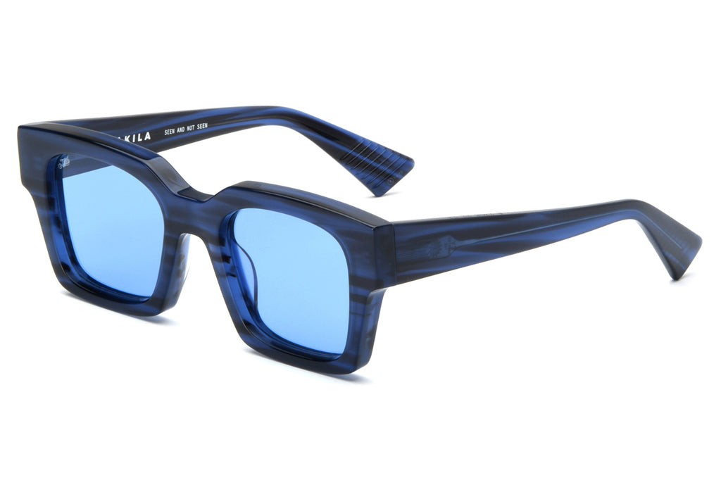 AKILA® Eyewear - Aura Sunglasses Blue Havana w/ Sky Blue Lenses