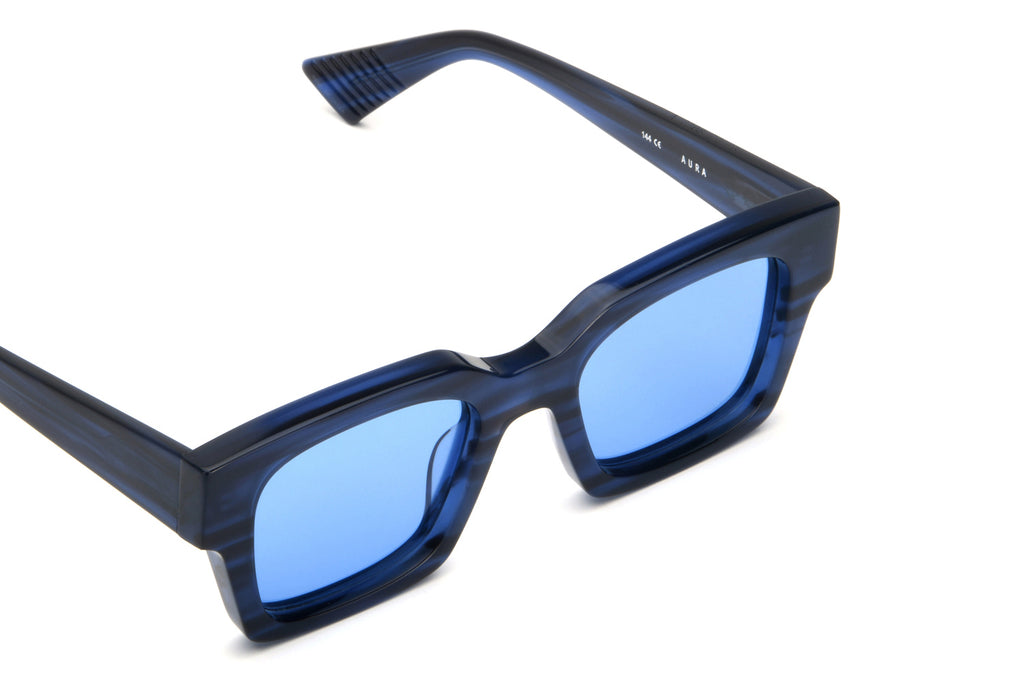 AKILA® Eyewear - Aura Sunglasses Blue Havana w/ Sky Blue Lenses