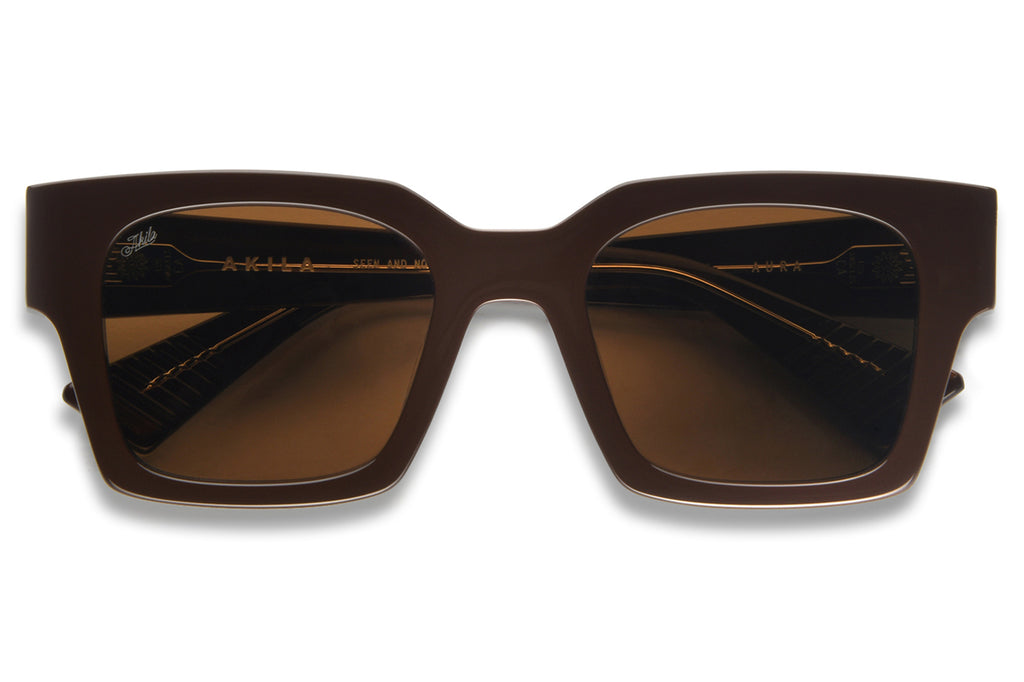 AKILA® Eyewear - Aura Sunglasses Brown w/ Brown Lenses