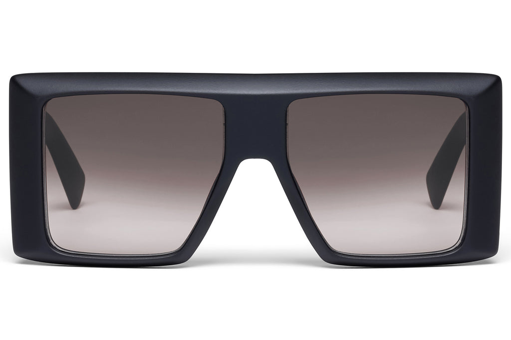 Balmain® Eyewear - B-Stage Sunglasses Matte Black & Black Matte Logo with Grey Gradient Lenses