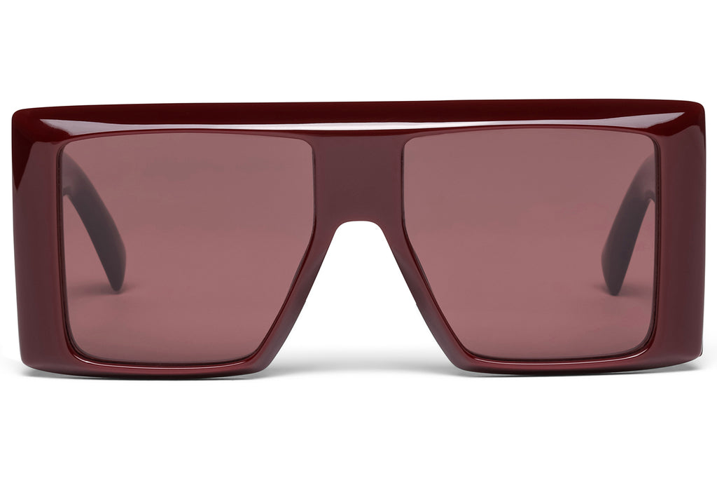 Balmain® Eyewear - B-Stage Sunglasses Bordeaux & 18k Gold with Dark Chocolate Lenses