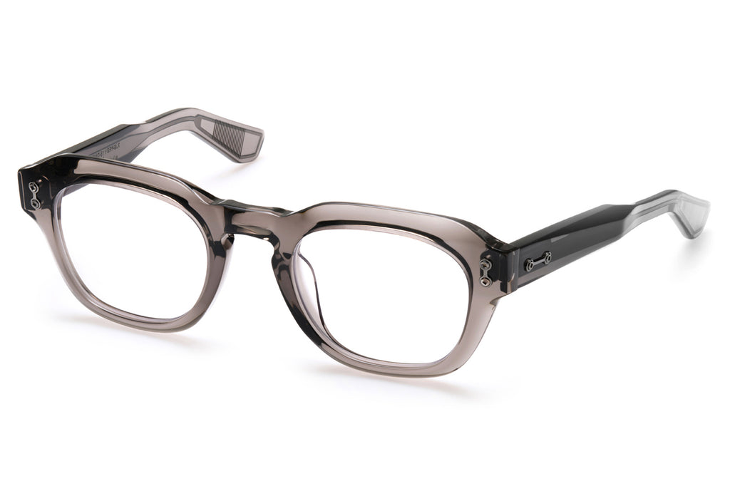 Akoni - Blaze Eyeglasses Crystal Dark Grey & Black Rhodium