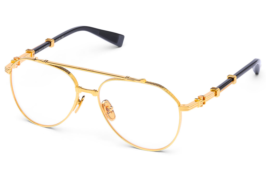 Balmain® Eyewear - Brigade VII Eyeglasses 18k Gold & Black