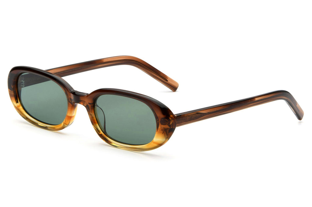 AKILA® Eyewear - Blossom Sunglasses Havana w/ Green Lenses