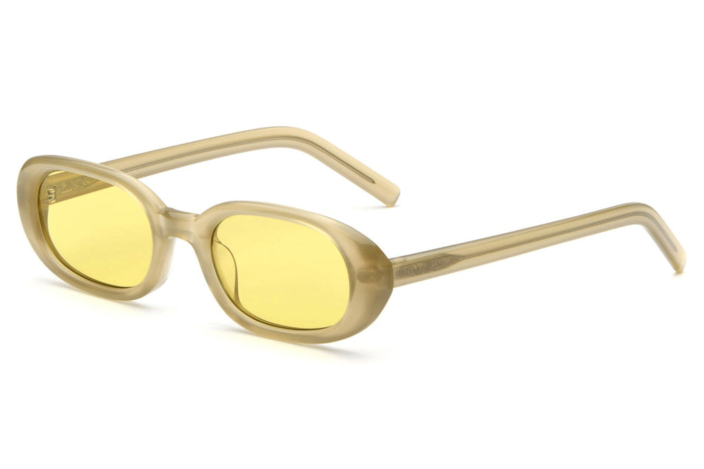 AKILA® Eyewear - Blossom Sunglasses Beige w/ Yellow Lenses