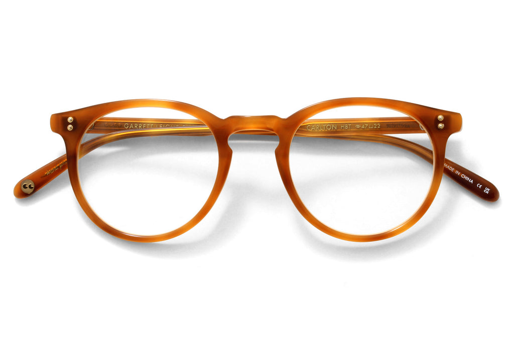 Garrett Leight - Carlton Eyeglasses Honey Blonde Tortoise