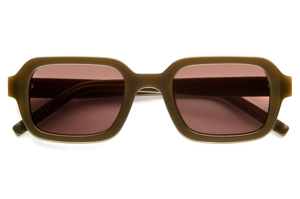 AKILA® Eyewear - Cascade Sunglasses Olive w/ Dusty Rose Lenses