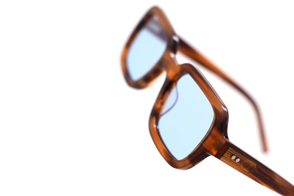 AKILA® Eyewear - Cascade Sunglasses Havana w/ Sky Blue Lenses