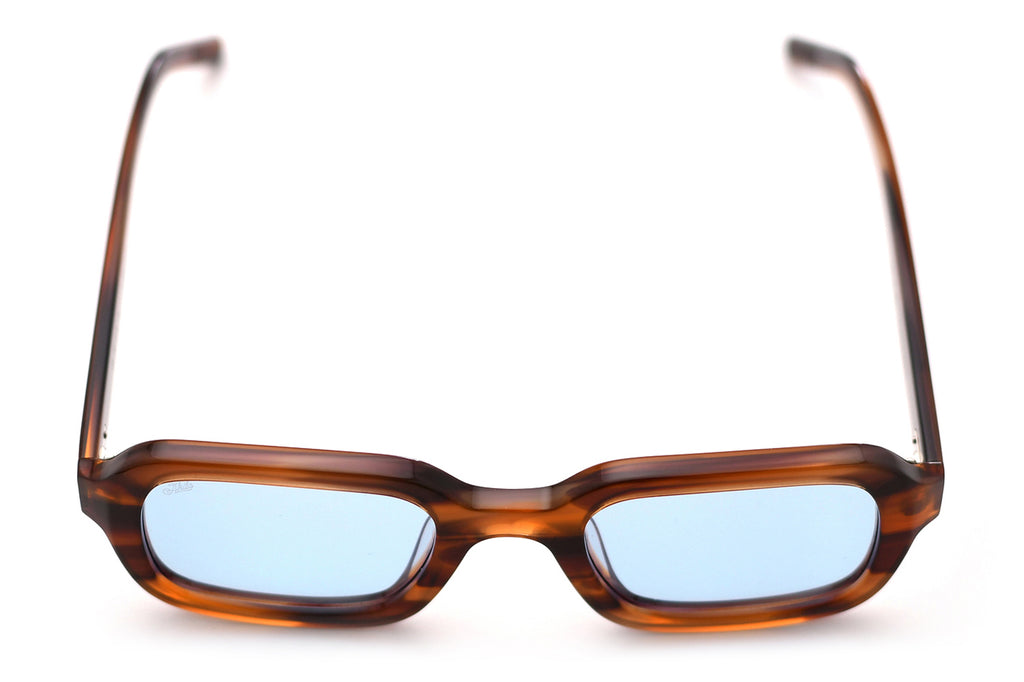 AKILA® Eyewear - Cascade Sunglasses Havana w/ Sky Blue Lenses