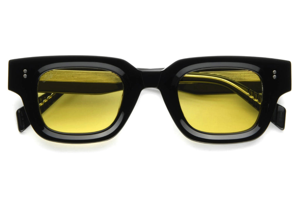 AKILA® Eyewear - Casia Sunglasses Black w/ Yellow Lenses 