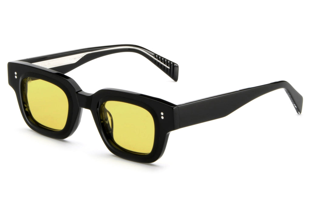 AKILA® Eyewear - Casia Sunglasses Black w/ Yellow Lenses 