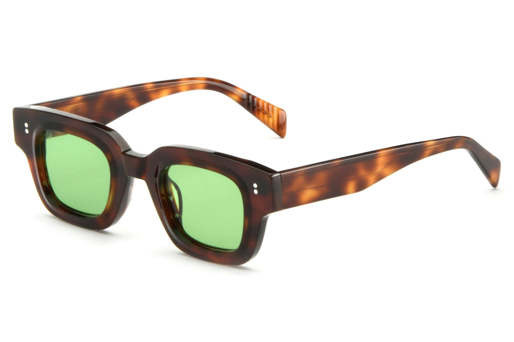 AKILA® Eyewear - Casia Sunglasses Tortoise w/ Green Lenses