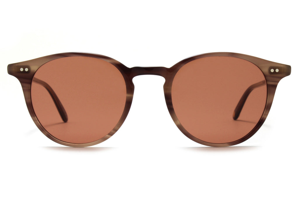 Garrett Leight - Clune Sunglasses Sequoia Tortoise with Semi-Flat Pure Rosewood Lenses