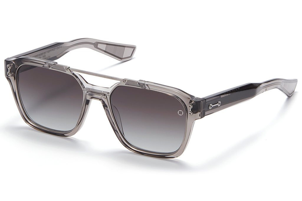 Akoni - Discovery Sunglasses Dark Grey Crystal & Black Palladium with Grey Gradient Lenses