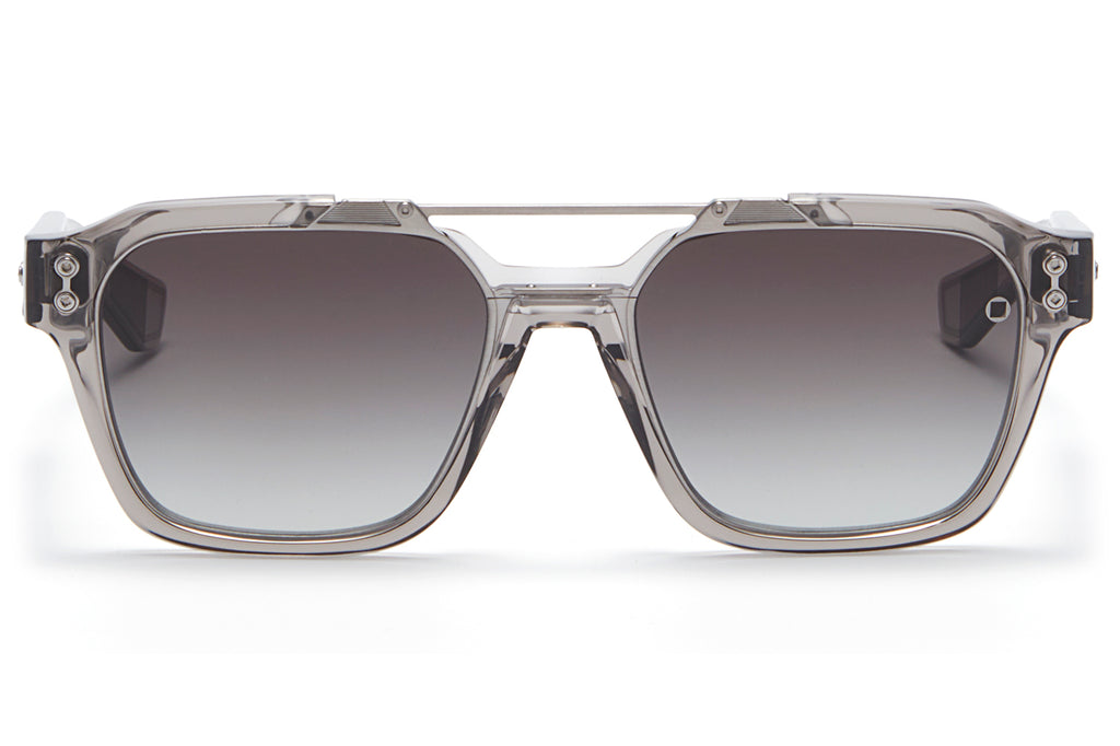 Akoni - Discovery Sunglasses Dark Grey Crystal & Black Palladium with Grey Gradient Lenses