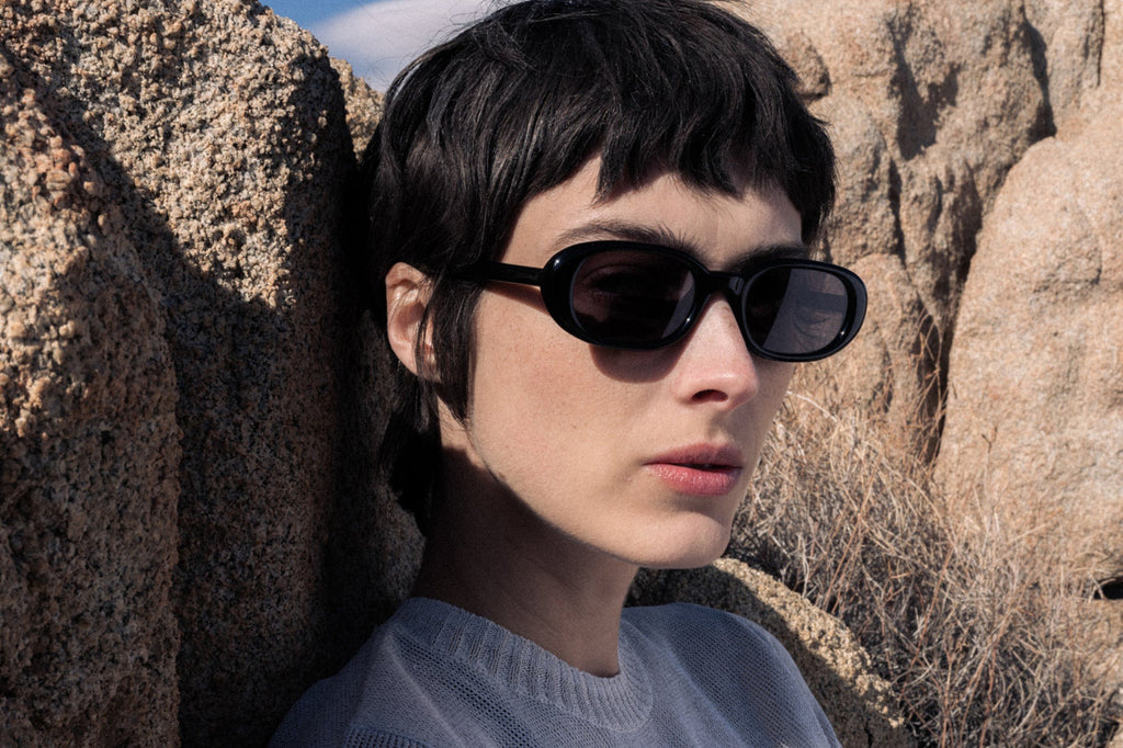 AKILA® Eyewear - Blossom Sunglasses Black w/ Black Lenses