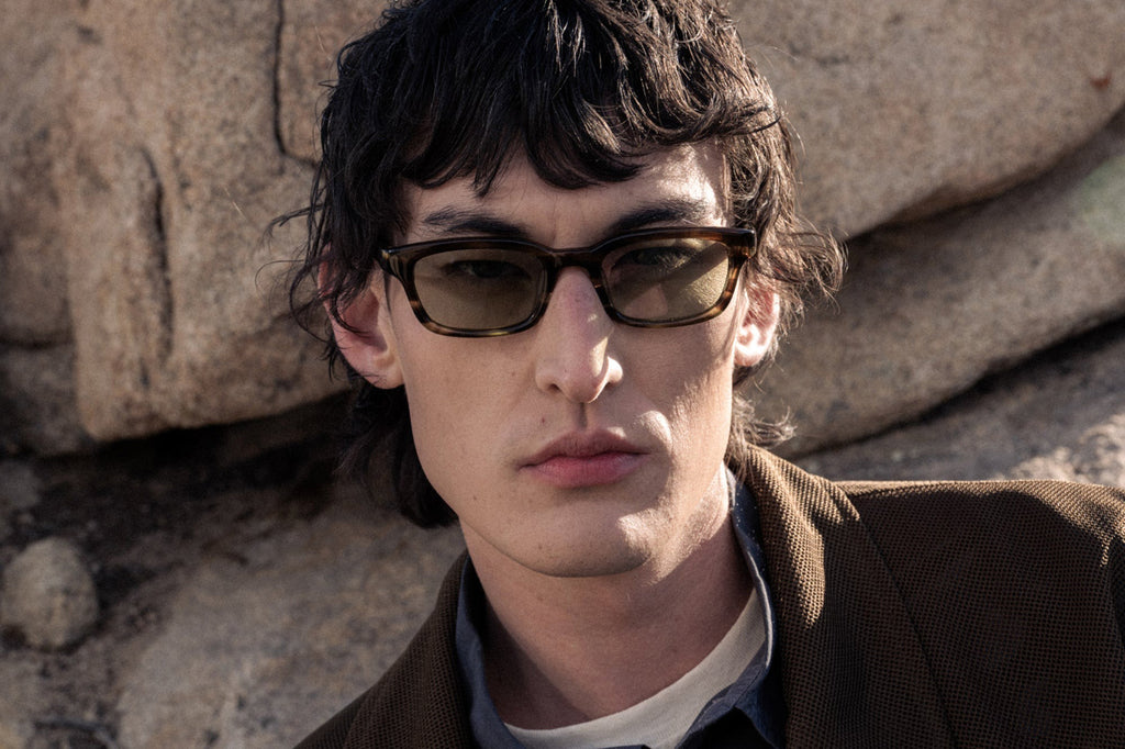 AKILA® Eyewear - Trivia Sunglasses Olive Havana w/ Green Lenses