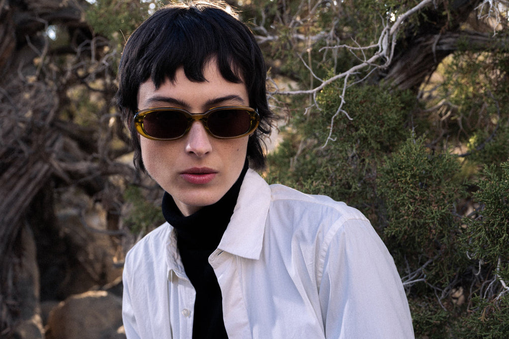 AKILA® Eyewear - Blossom Sunglasses Yelllow w/ Purple Lenses