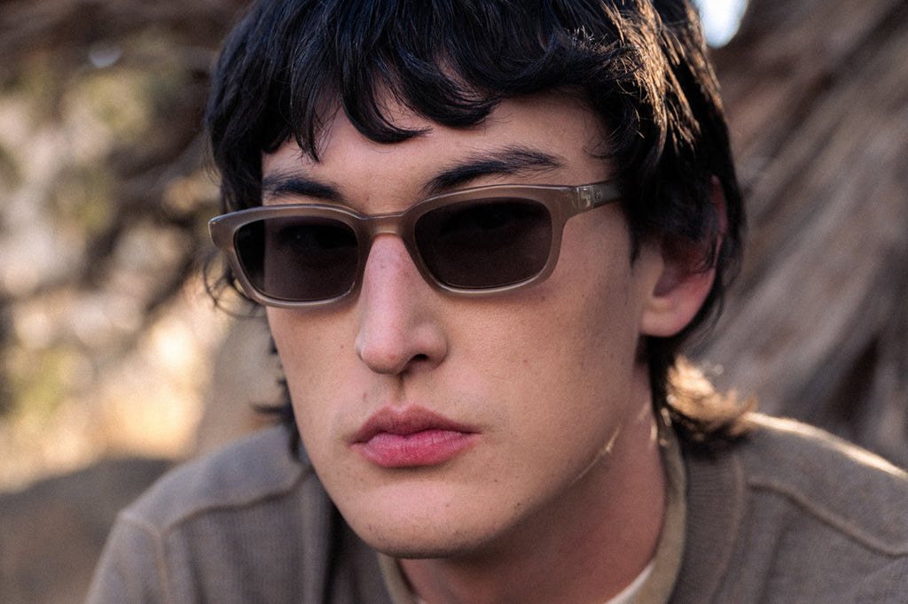 AKILA® Eyewear - Trivia Sunglasses Beige w/ Grey Lenses