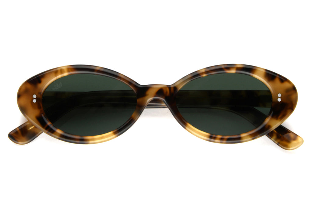 AKILA® Eyewear - Daisy Sunglasses Tortoise w/ Green Lenses