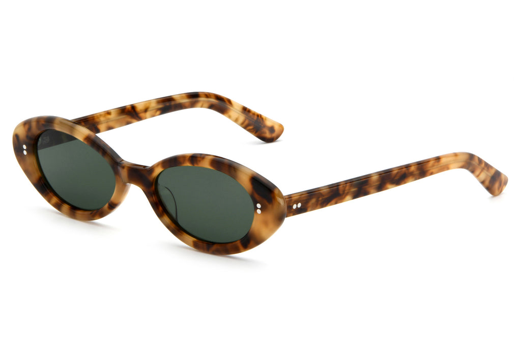 AKILA® Eyewear - Daisy Sunglasses Tortoise w/ Green Lenses