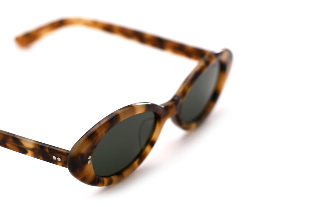 AKILA® Eyewear - Daisy Sunglasses Tortoise w/ Green Lenses