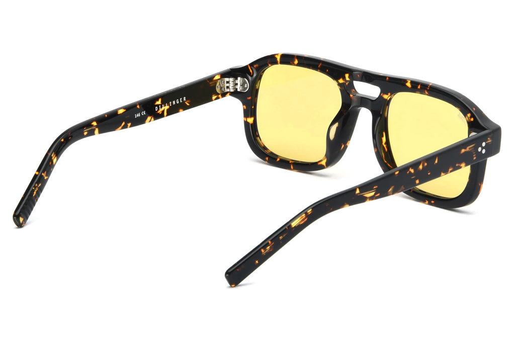 AKILA® Eyewear - Dillinger Sunglasses Tokyo Tortoise w/ Yellow Lenses
