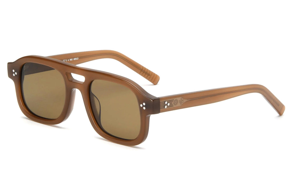 AKILA® Eyewear - Dillinger Sunglasses Brown w/ Brown Lenses