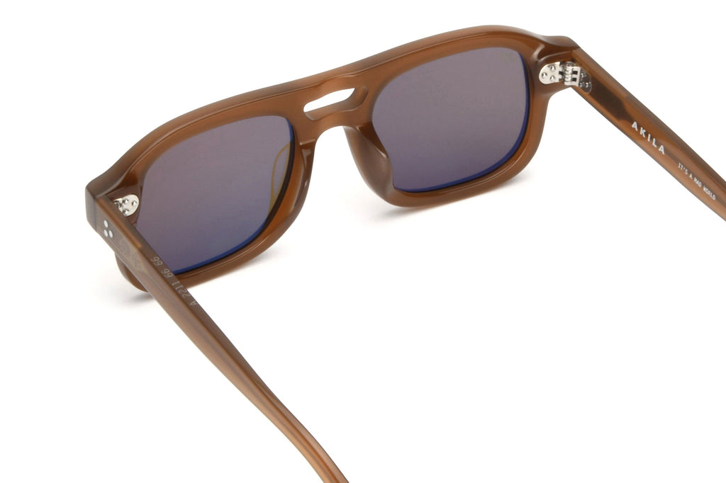 AKILA® Eyewear - Dillinger Sunglasses Brown w/ Brown Lenses