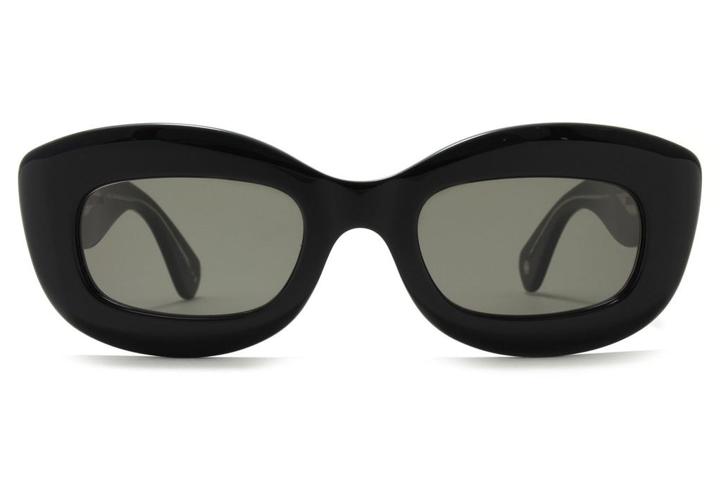 Garrett Leight - Dolores Sunglasses Black with Grey Lenses