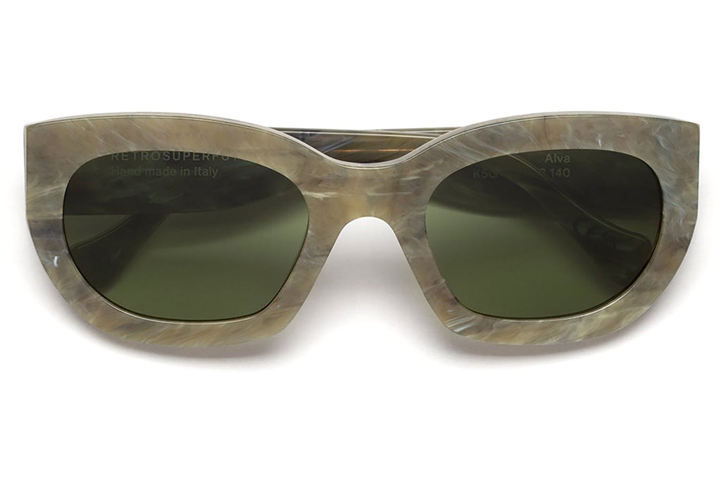 Retro Super Future® - Alva Sunglasses Roccia Green