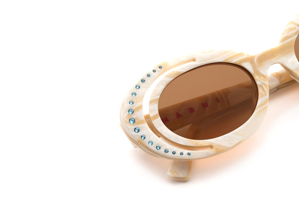Marni® - Zion Canyon Sunglasses Pearly White