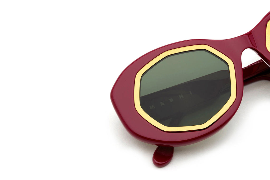 Marni® - Mount Bromo Sunglasses Bordeaux/Orange