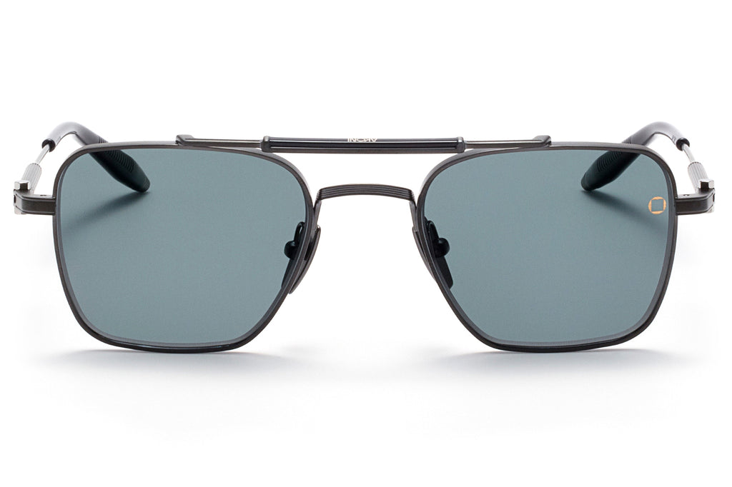 Akoni - Europa Sunglasses Brushed Black & Navy with G-15 Polarized Lenses