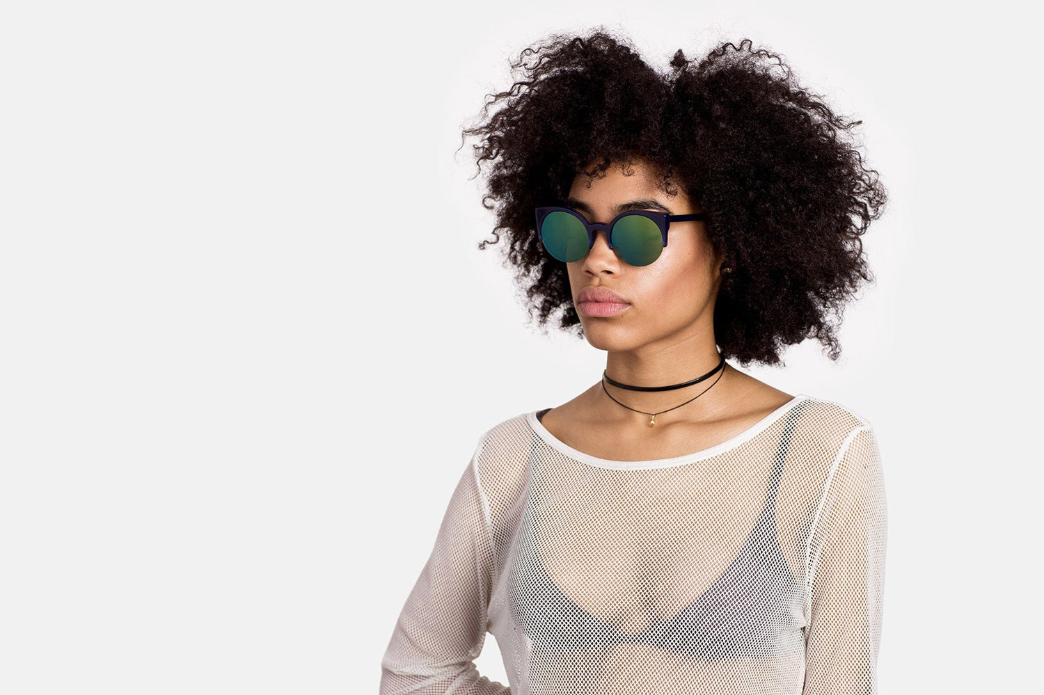 RetroSuperFuture® - Lucia | Butterfly Round Acetate Sunglasses