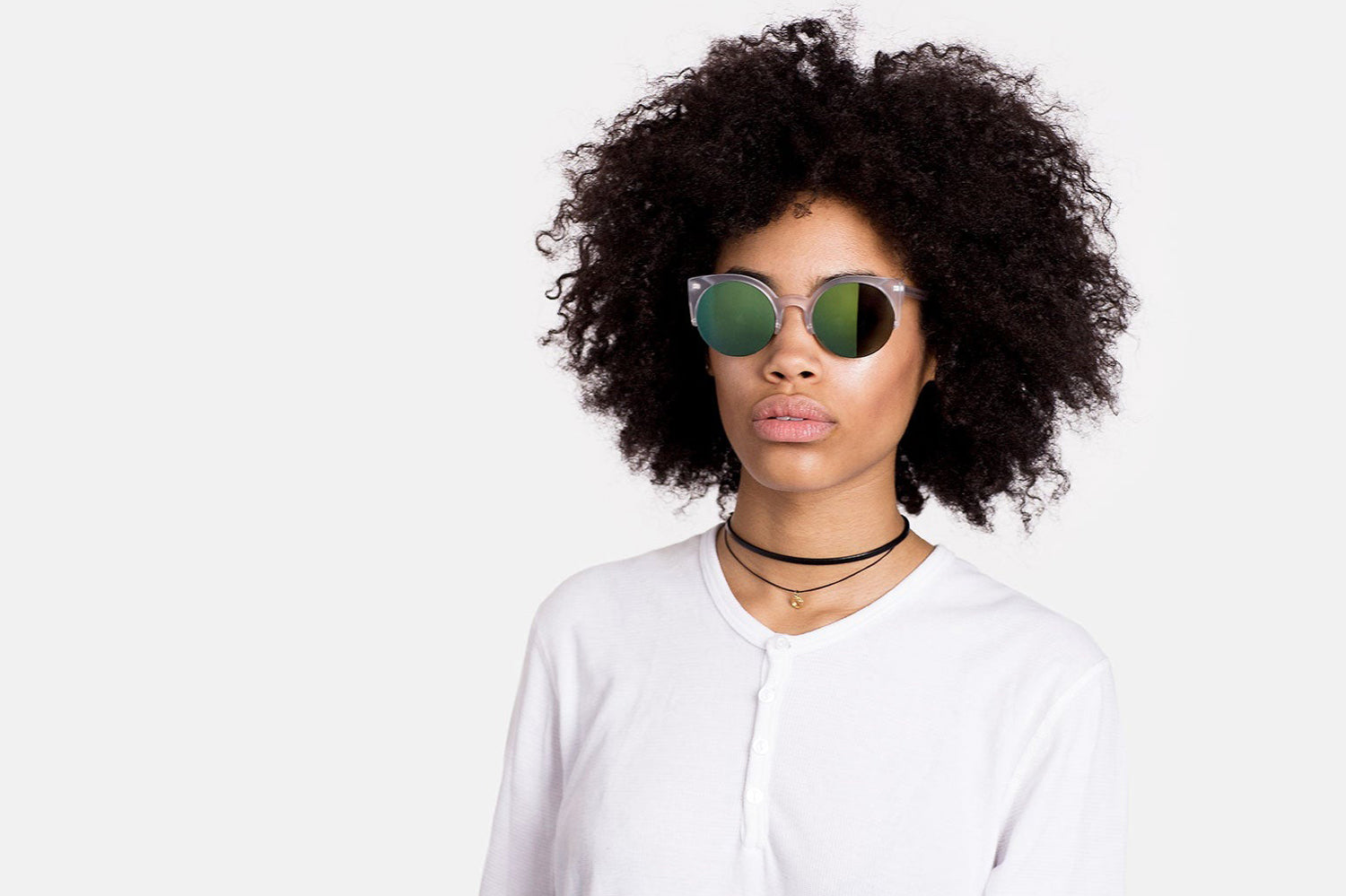 RetroSuperFuture® - Lucia | Butterfly Round Acetate Sunglasses