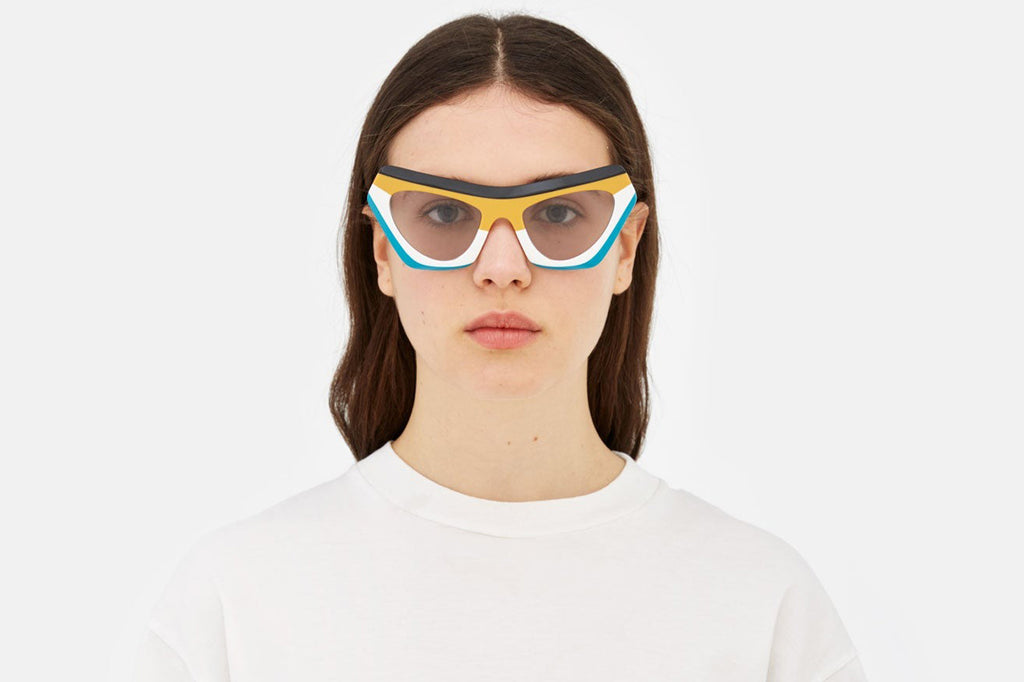 Marni® - Devil's Pool Sunglasses Stripes Turquoise