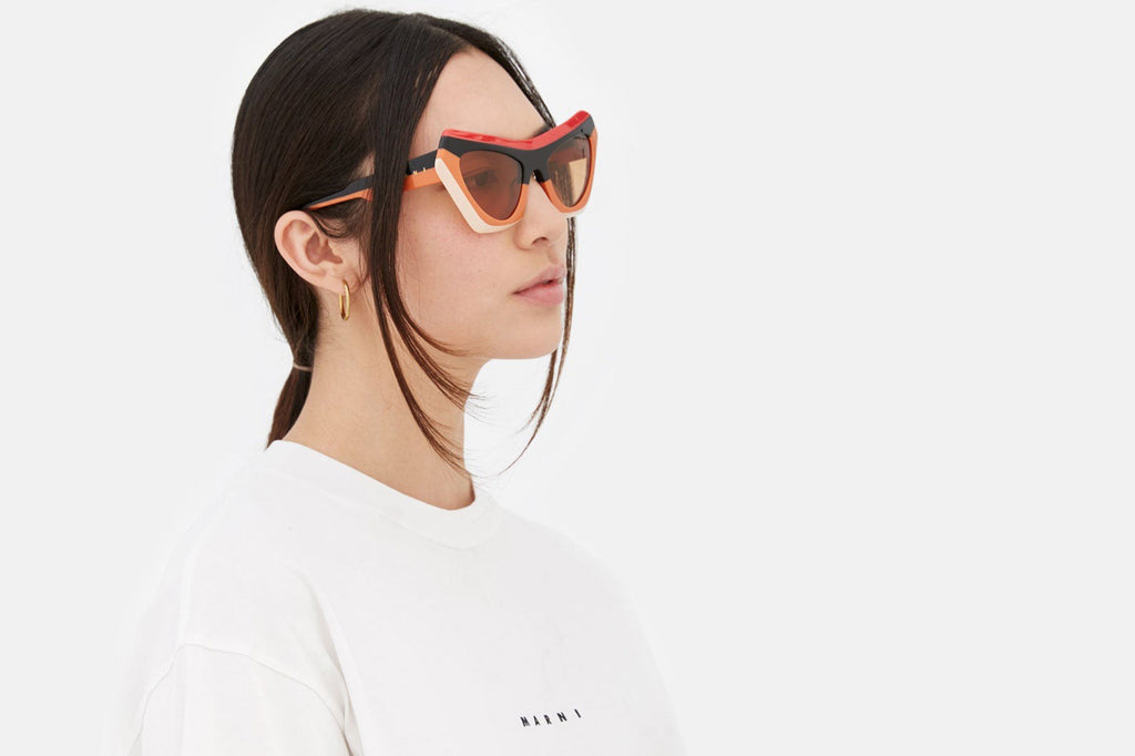 Marni® - Devil's Pool Sunglasses Stripes Orange