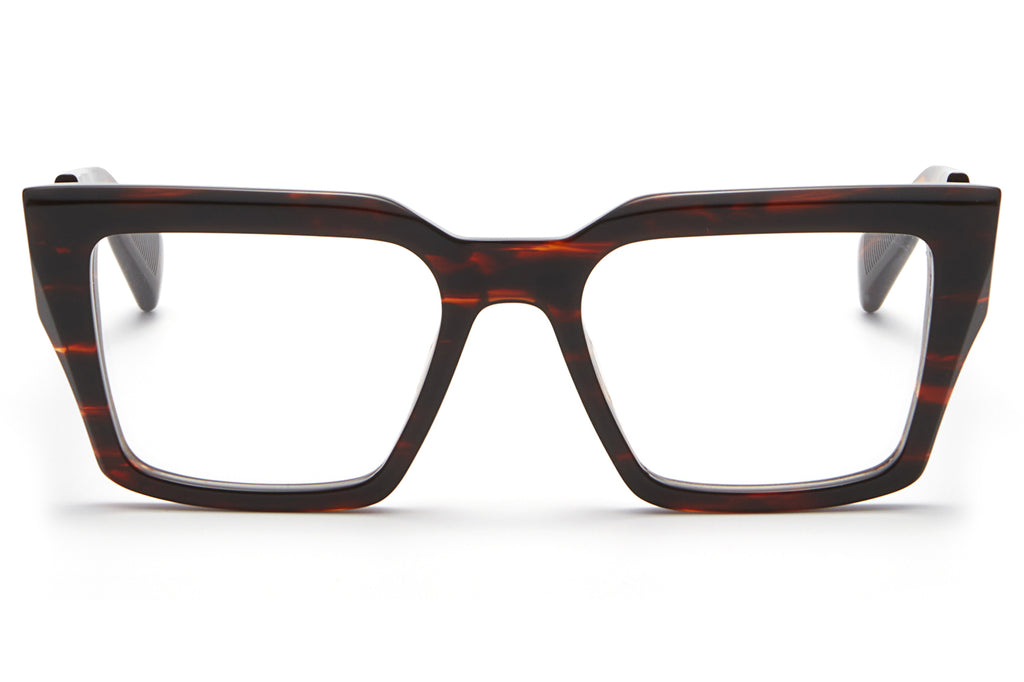 Balmain® Eyewear - Formée Eyeglasses Brown Swirl & White Gold