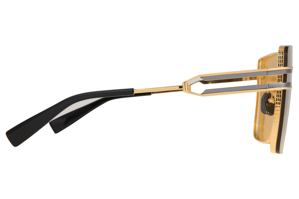 Balmain® Eyewear - Gendarme Sunglasses Gold & Black Rhodium with Amber AR Lenses