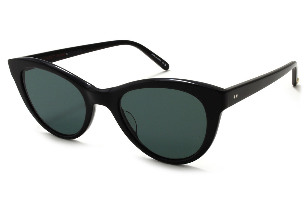 Garrett Leight - GLCO x Clare V. Sunglasses Bio Black with Flat Bio G15 Lenses